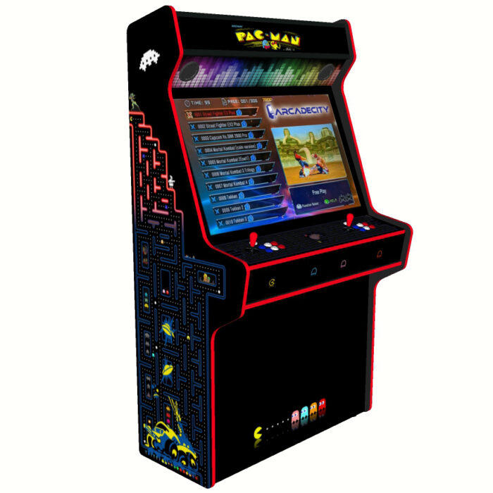 Pacman Arcade Machine, 5000 Games, 43 inch screen, 120w subwoofer - left