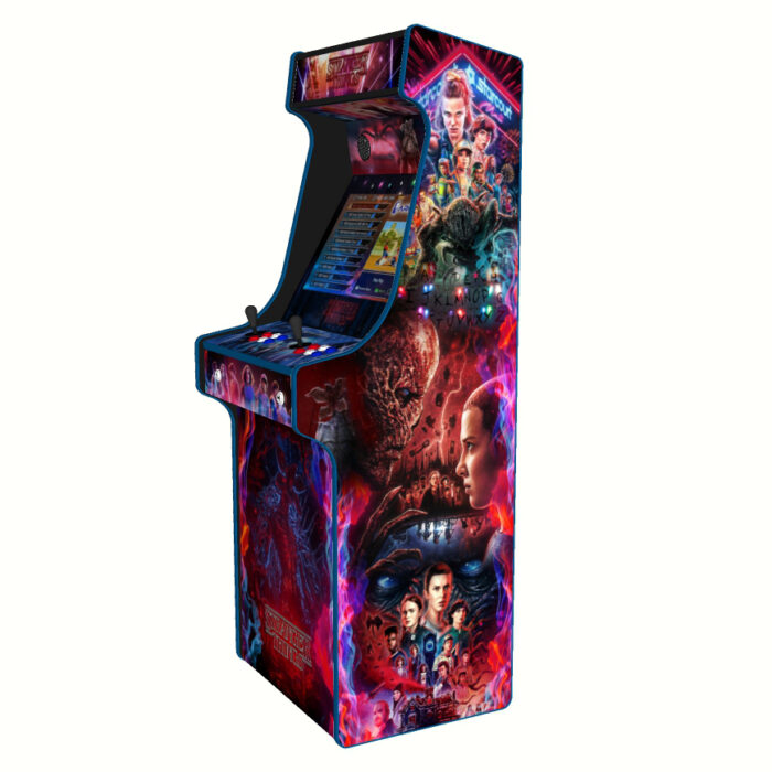 Stranger Things, Upright Arcade Cabinet, 3000 Games, 120w subwoofer, 24 inch - right
