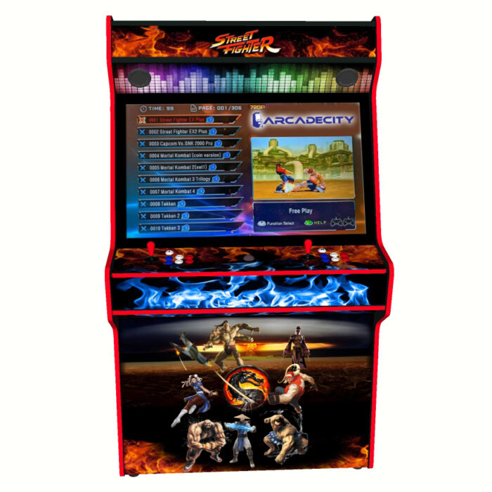 Street Fighter Arcade Machine, 5000 Games, 43 inch screen, 120w subwoofer - middle