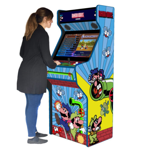 Mario Bros, 27 Inch full size arcade machine, 3000 games,120w subwoofer - right - model