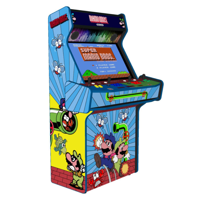 Mario Bros v2, 4 Player Arcade Machine, 32 screen, 120w sub, 5000 games - left