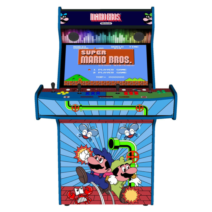 Mario Bros v2, 4 Player Arcade Machine, 32 screen, 120w sub, 5000 games - middle