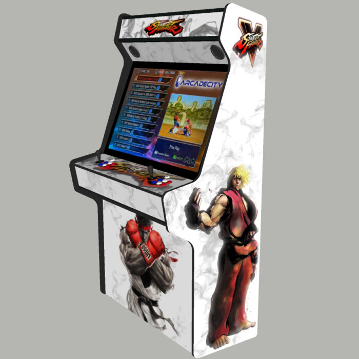 Street Fighter v5 Arcade Machine, 5000 Games, 43 inch screen, 120w subwoofer - right