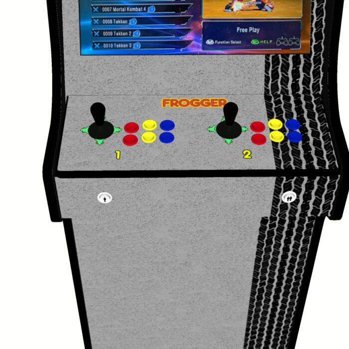 Frogger, Upright Arcade Machine, 3000 Games, 120w subwoofer, 24 inch - controller
