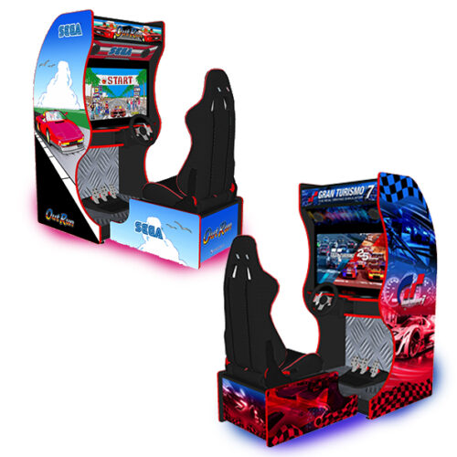 Experience the thrill of driving a race car with arcade simulator racing machines