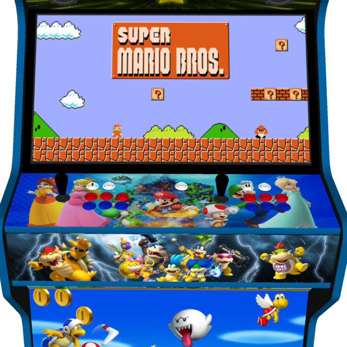 Super Mario Bros Arcade Machine, 5000 Games, 32 inch screen, 120w subwoofer -controller