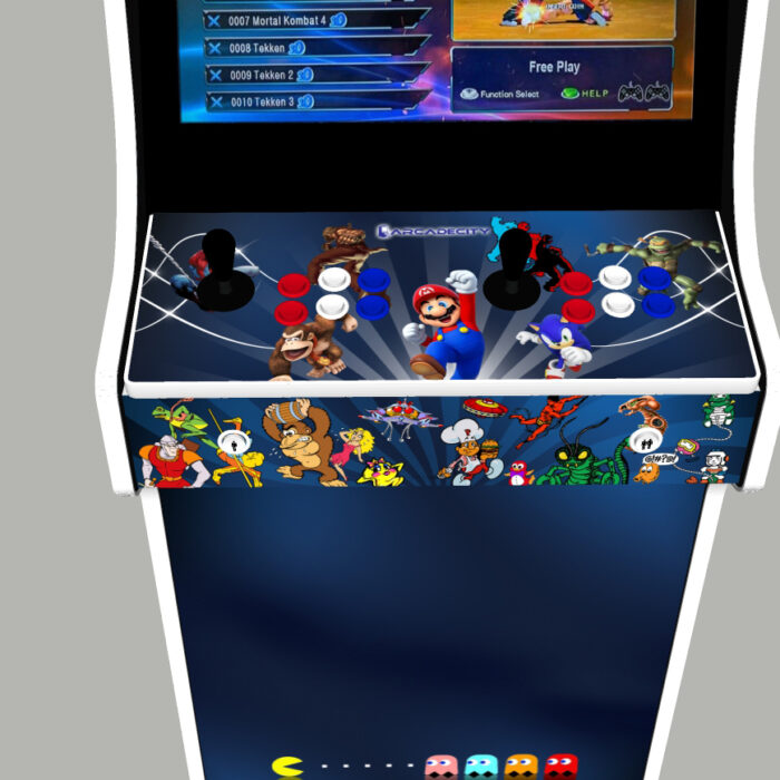 Retro Arcade Multicade v2, Upright Arcade Machine, 3000 Games, 120w subwoofer, 24 inch - controller
