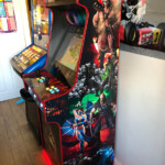 Dave Webb - Mortal Kombat, Kent Gallery - Dave Webb - Mortal Combat Arcade with illuminated buttons Kent