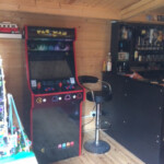 John C. Pacman, London Gallery - John C. Pacman Arcade in Cabin London - left