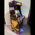 Defender Classic 27" Upright Arcade Machine with Extra Artwork Added, 15,000 games, 120w Subwoofer Defender Classic 27" Upright Arcade Machine with Extra Artwork Added, 15,000 games, 120w Subwoofer