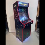 PacMan Style Upright Arcade Machine With engraved kickplate PacMan Style Upright Arcade Machine With engraved kickplate