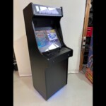 All Black Upright Arcade Machine, 3000 Games, 120w subwoofer, 24 inch screen, RGBW LEDs underglow All Black Upright Arcade Machine, 3000 Games, 120w subwoofer, 24 inch screen, RGBW LEDs underglow